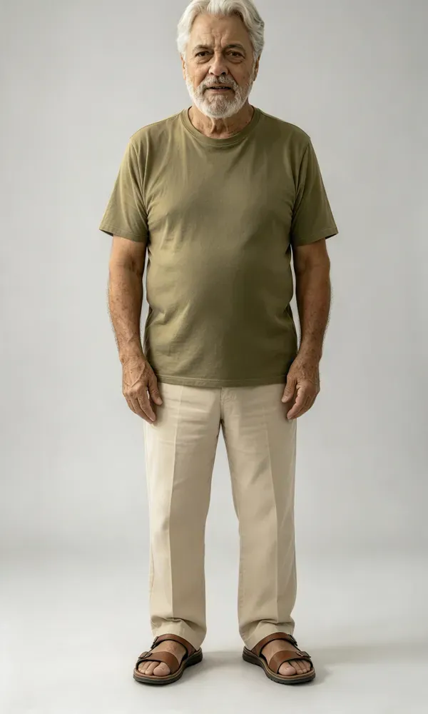 Seu Antônio de corpo inteiro